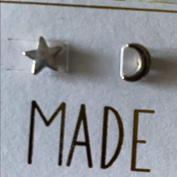 New Silver moon and star - Picture 2 of 2